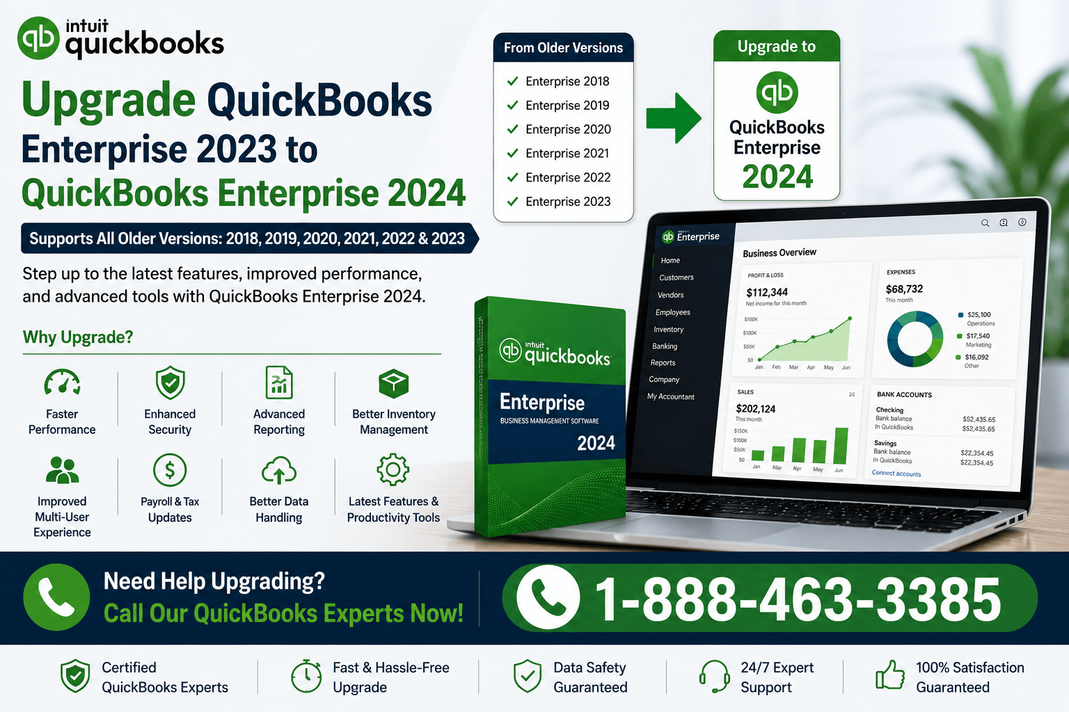 Upgrade QuickBooks Enterprise 2023 to QuickBooks Enterprise 2024