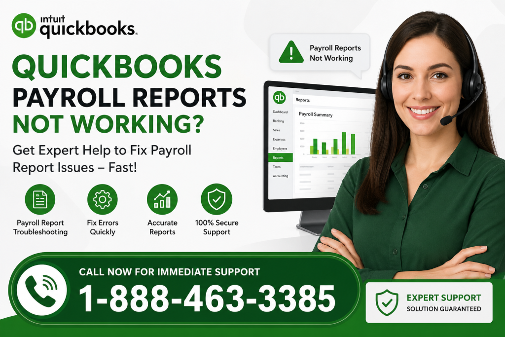 quickbooks payroll reports not working